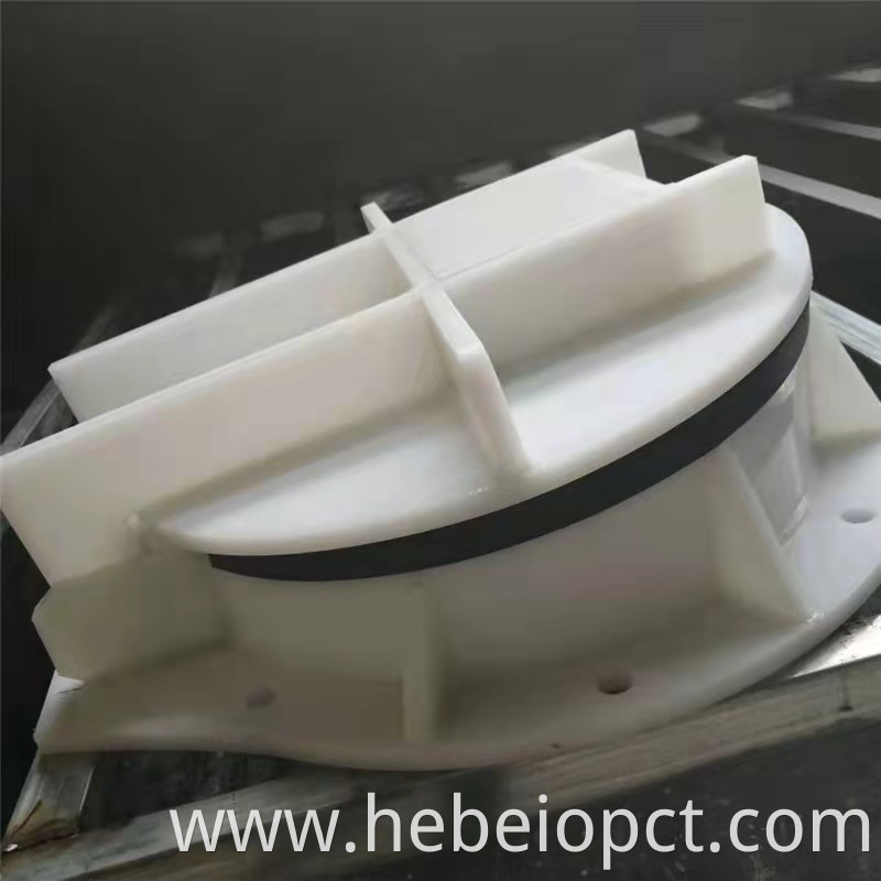 HDPE flap gate valve with rubber wedge valves